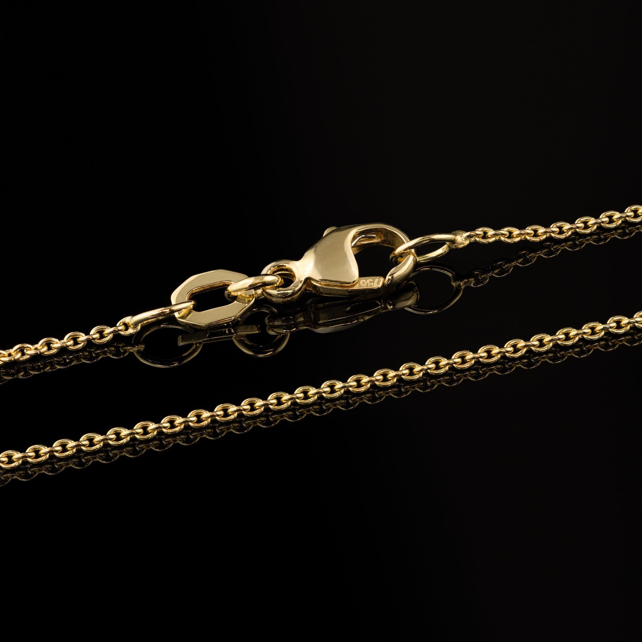 Gelbgold Rundankerkette Goldzeit Schmuck Juwelier Goldschmiede Nuernberg Detailansicht
