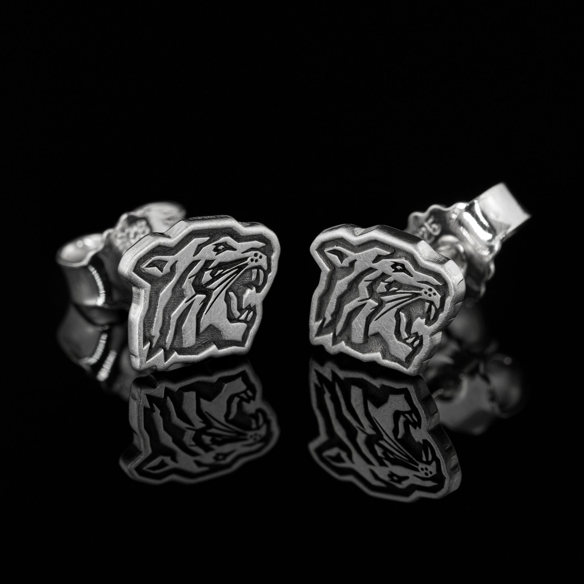Goldzeit X Ice Tigers Ohrstecker