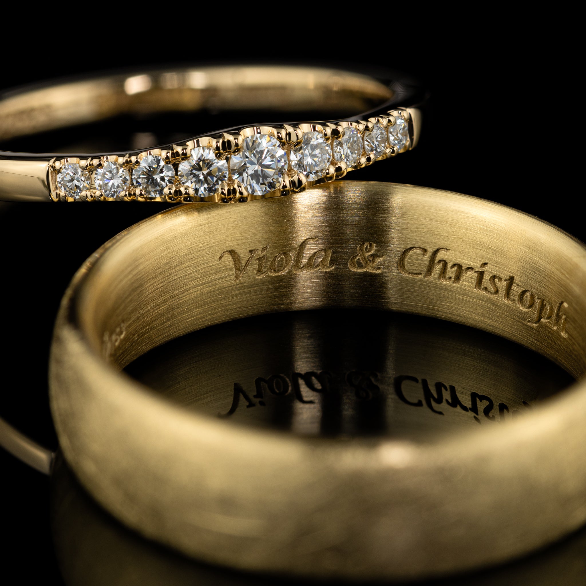Goldzeit Ring, Modell "Viola"