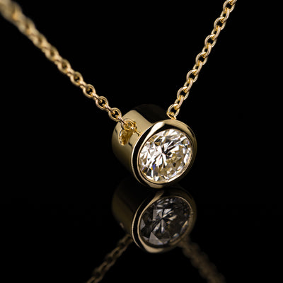 Kettenanhaenger Adelaida Goldzeit Nuernberg Goldschmiede 1.0ct
