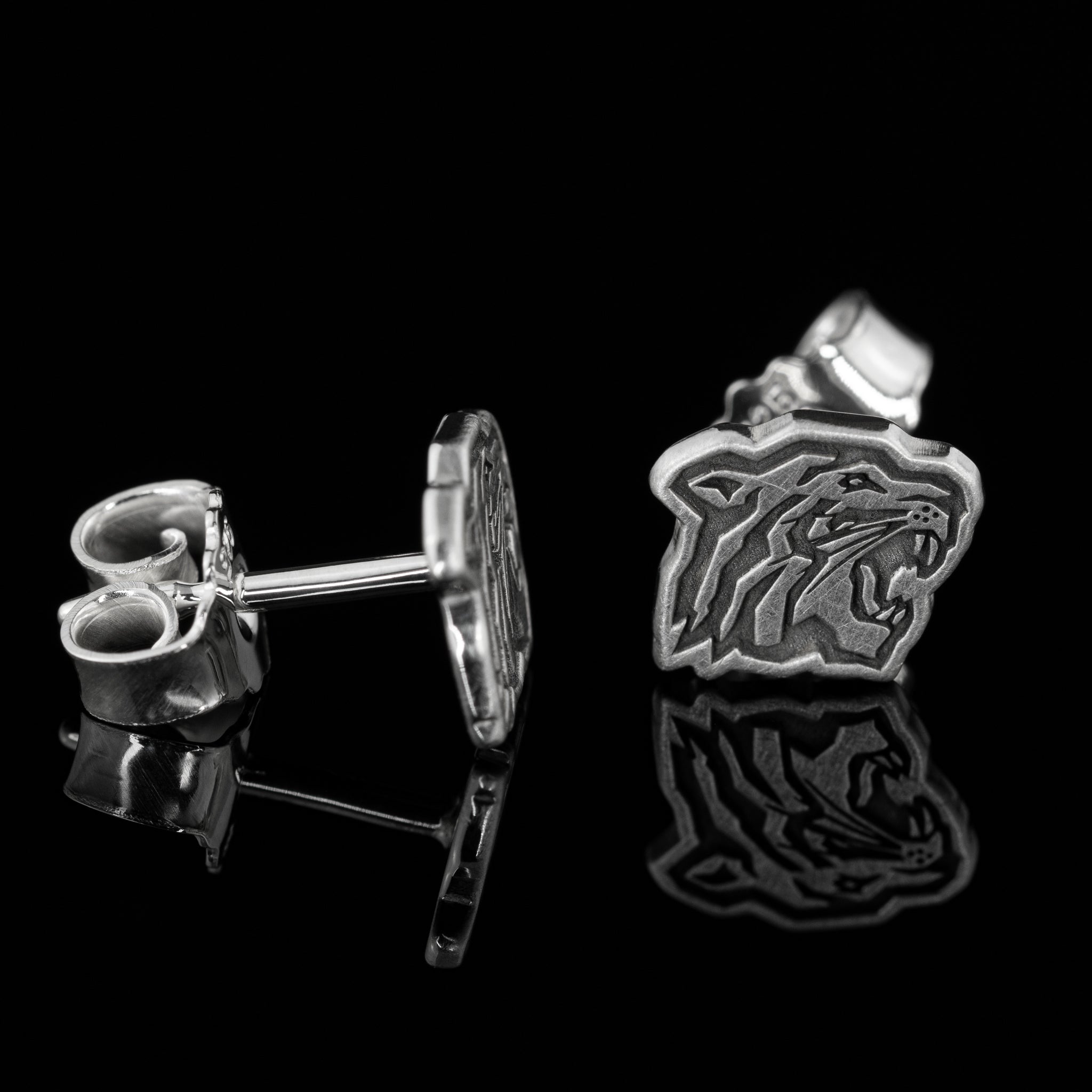 Goldzeit X Ice Tigers Ohrstecker