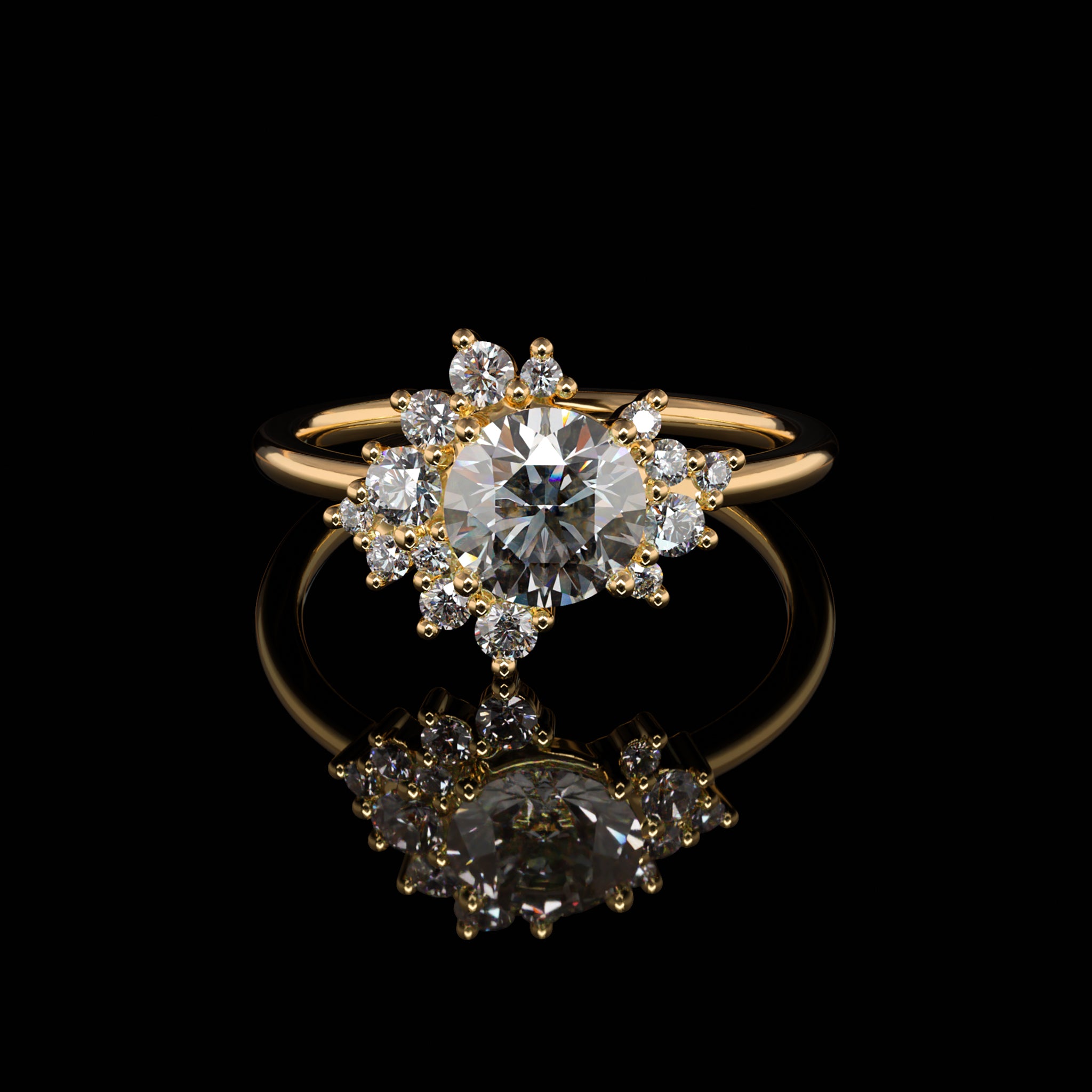Goldzeit Ring Aurora
