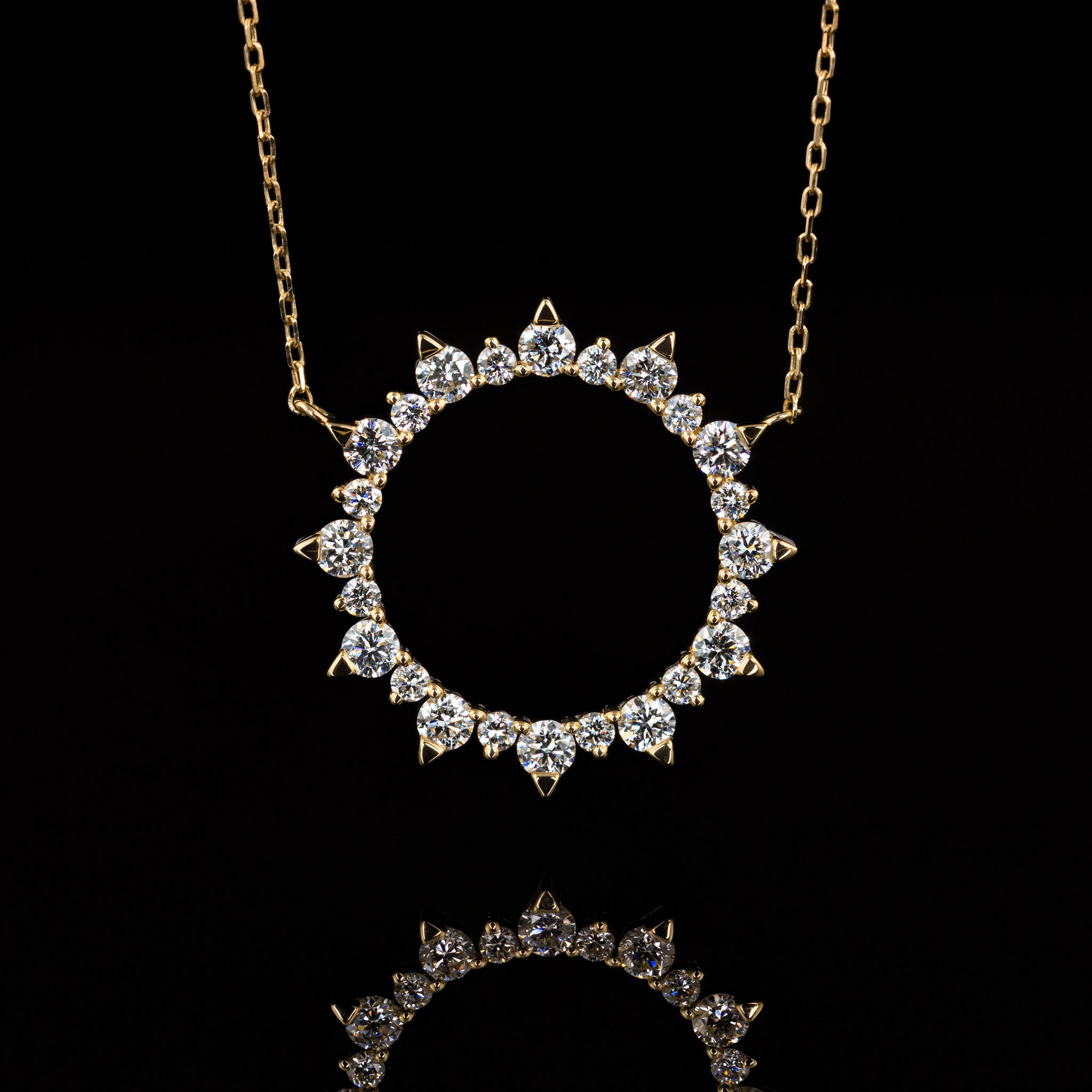 Goldzeit Collier, Modell "Solana" - Einzelstück