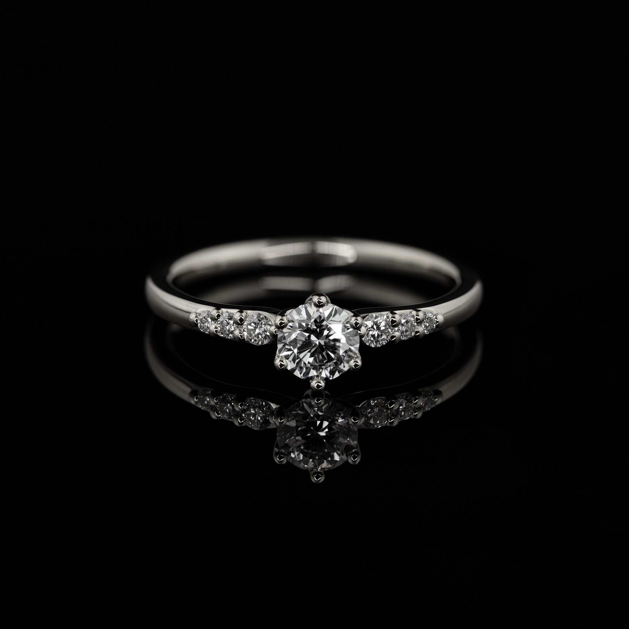 Weissgold Fine Verlobungsring Goldzeit Nuernberg Juwelier